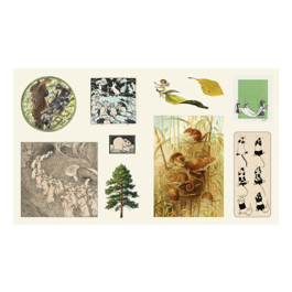 ספר מדבקות THE STICKER TREASURY OF WOODLAND ADVENTURES