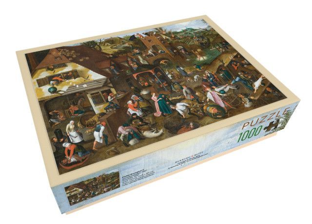 פאזל 1000 פיטר ברויגל השני פרוורים 1627 PIETER BRUEGHEL  2