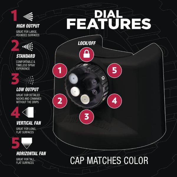 ספרי צבע מט COSTOM SPRAY 5 IN1 STOPS RUST BLACK