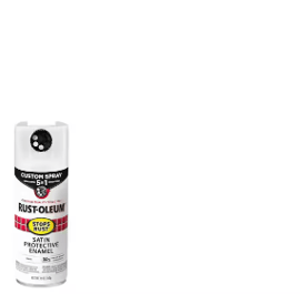 ספרי צבע סאטן COSTOM SPRAY 5 IN1 STOPS RUST1 WHIT