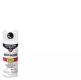 ספרי צבע מבריק COSTOM SPRAY 5 IN1 STOPS RUST WHIT