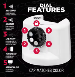ספרי צבע מבריק COSTOM SPRAY 5 IN1 STOPS RUST WHIT