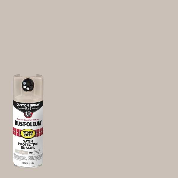 ספרי צבע סאטן COSTOM SPRAY 5 IN1 STOPS RUST FRENCH BEIGE