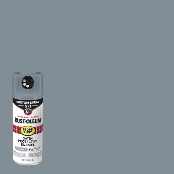 ספרי צבע סאטן COSTOM SPRAY 5 IN1 STOPS RUST BLUE HAVEN