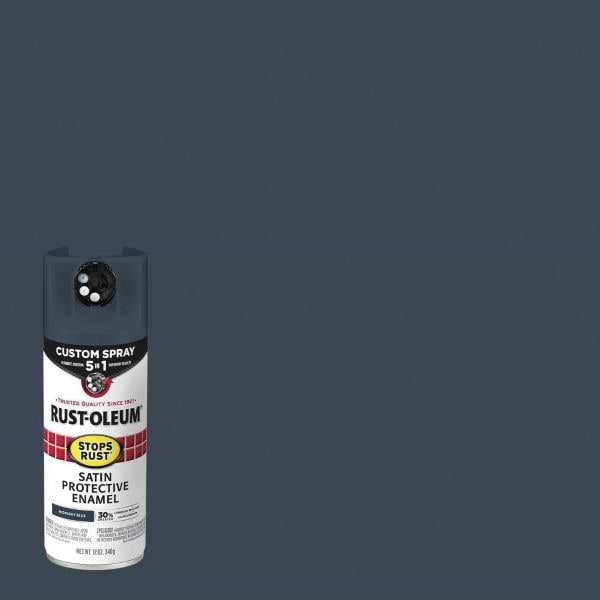 ספרי צבע סאטן COSTOM SPRAY 5 IN1 STOPS RUST MIDNIGHT BLUE