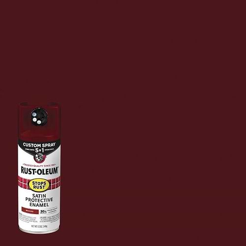 ספרי צבע סאטן COSTOM SPRAY 5 IN1 STOPS RUST BRICK RED