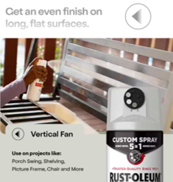 ספרי צבע מט COSTOM SPRAY 5 IN1 STOPS RUST BROWN