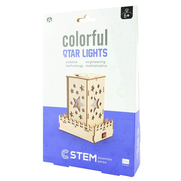ערכת הרכבה מנורת לילה כוכבים COLORFUL STAR LIGHTS