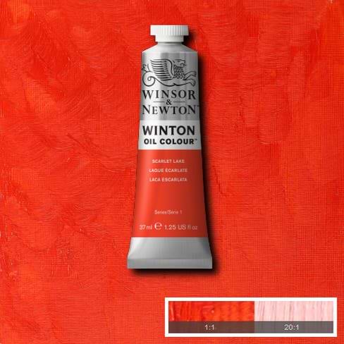 WINTON OIL COLOUR 603 SCARLET LAKE