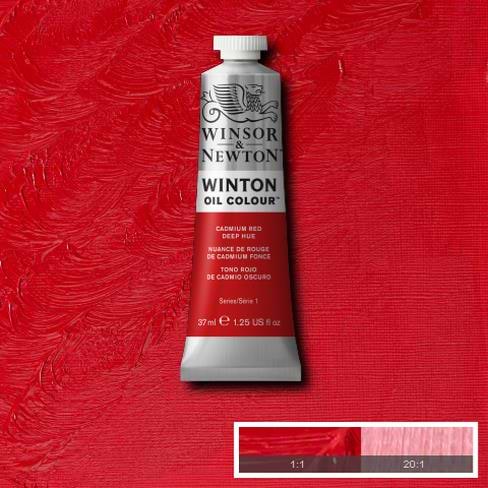 WINTON OIL COLOUR 98 CADMIUM RED DEEP HUE