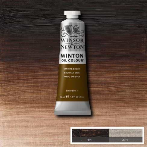 WINTON OIL COLOUR 676 VANDYKE BROWN