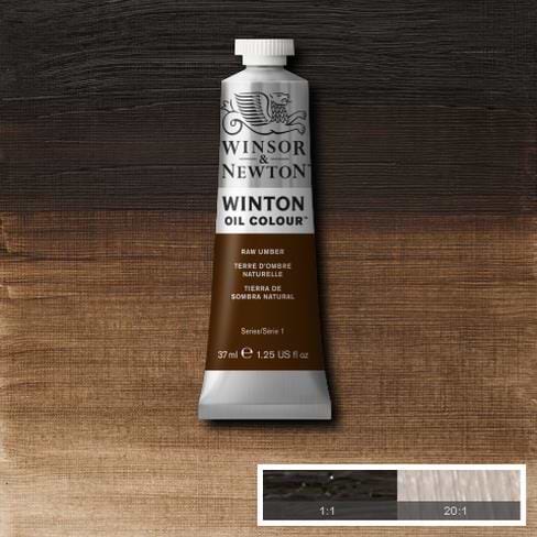 WINTON OIL COLOUR 554 RAW UMBER