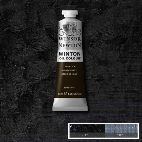 WINTON OIL COLOUR 337 LAMP BLACK