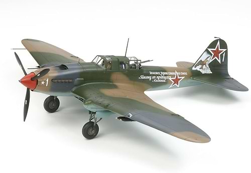 ערכת הרכבה מטוס ILYUSHIN IL-2 SHTURMOVIK TAMIYA