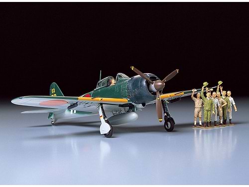 ערכת הרכבה מטוס MITSUBISHI A6M5C ZERO FIGHTER TAMIYA