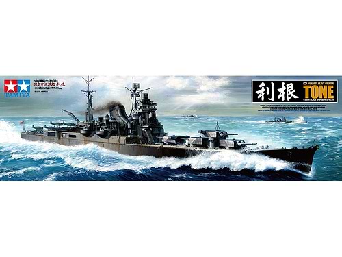 ערכת הרכבה משחתת JAPANESE NEAVY CRUISE TONE TAMIYA