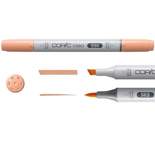 סט קופיק מרקר צ'או 5+1 PASTELS TONES 1 