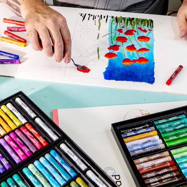 סט 120 פסטל שמן מונט מרט EXTRA SOFT OIL PASTELS MONT MARTE