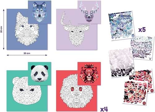 ערכת ציור במדבקה STICKER ART MAPED CREATIV