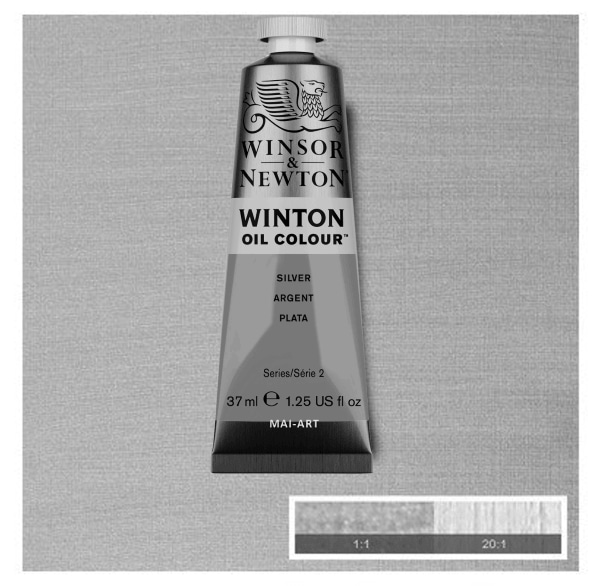 WINTON OIL COLOUR 617 Silver