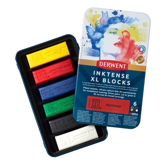 סט 6 INKTENSE XL BLOCKS DERWENT