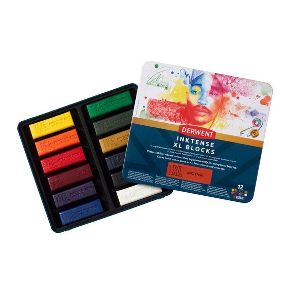 סט 12 INKTENSE XL BLOCKS DERWENT