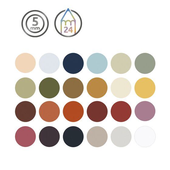 מארז 24 עפרונות ציור  DERWENT DRAWING