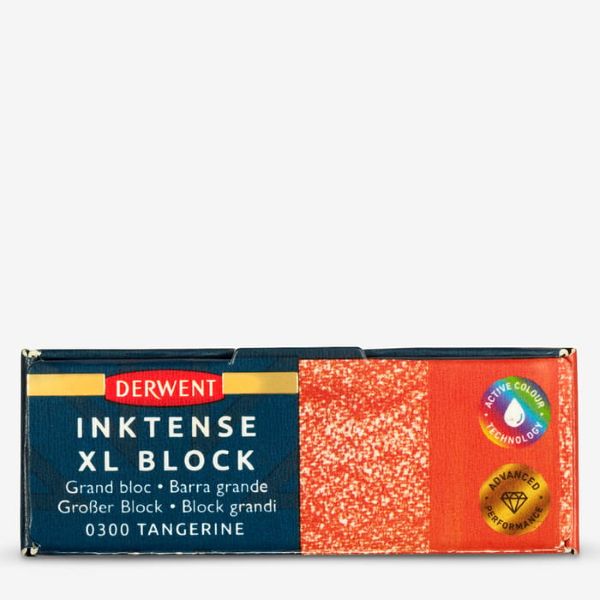 בלוק גרפיט מסיס במים DERWENT  INKTENSE XL BLOCKS TANGERINE