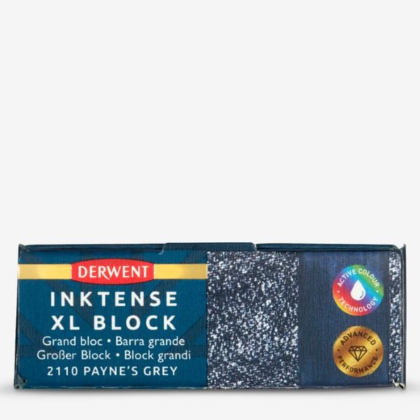 בלוק גרפיט מסיס במים DERWENT  INKTENSE XL BLOCKS PAYNES GREY