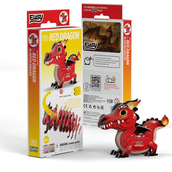 ערכת הרכבה דרקון אדום RED DRAGON 3D