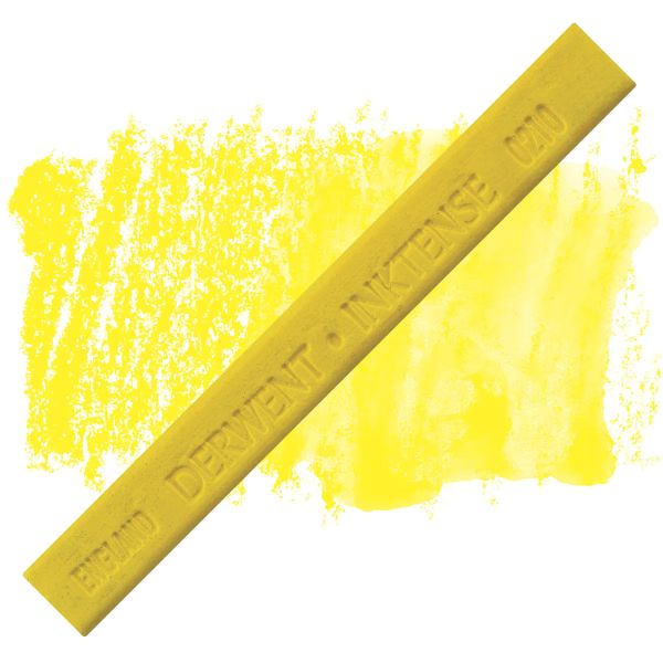 בלוק גרפיט מסיס במים DERWENT INKTENSE BLOCKS 0210 cadmium yellow