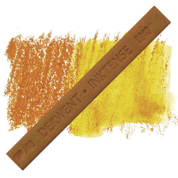בלוק גרפיט מסיס במים DERWENT INKTENSE BLOCKS 0240 Sienna Gold