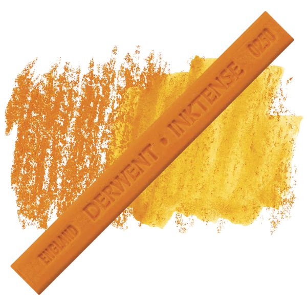 בלוק גרפיט מסיס במים DERWENT INKTENSE BLOCKS 0250 Cadmium Orange