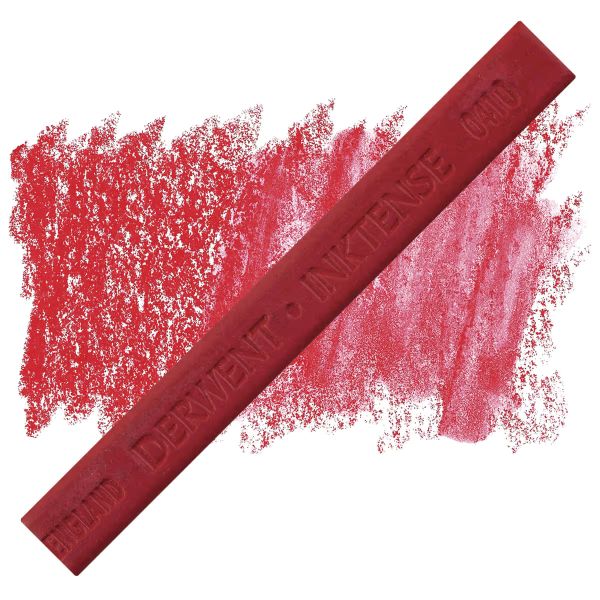 בלוק גרפיט מסיס במים DERWENT INKTENSE BLOCKS 0410 Hot Red