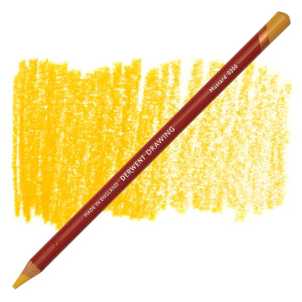  עפרון ציור בסיס שעווה DERWENT DRAWING Mustard 0300