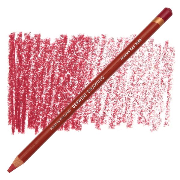  עפרון ציור בסיס שעווה DERWENT DRAWING Autumn Red 0900