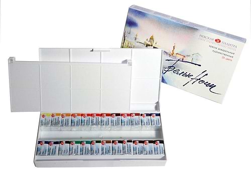 St Petersburg Watercolours white night 24set
