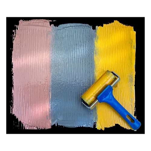 סט 3 צבעי הדפס מטאלים METALLIC BLOCK PRINTING INK ESSDEE 