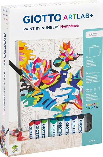 ערכת ציור לפי מספרים PAINT BY NUMBERS NYMPHAEA GIOTTO