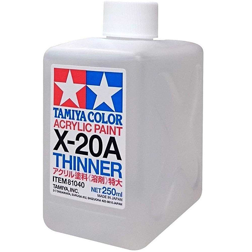 מדלל לצבעי מודלים TAMIYA THINNER 250ML