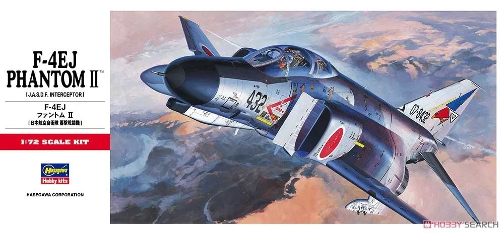 ערכת הרכבה מטוס F-4EJ PHANTOM II HASEGAWA