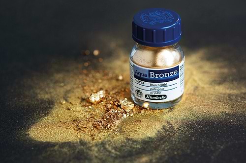 AQUA BRONZE אבקת פיגמנט שמינקה