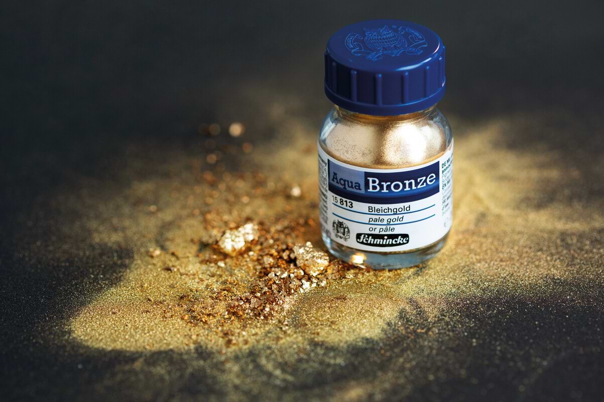 AQUA BRONZE אבקת פיגמנט שמינקה