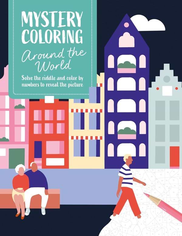 חוברת צביעה MYSTERY COLORIND AROUND THE WORLD