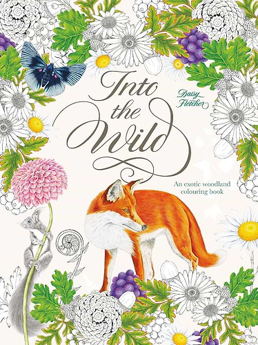 חוברת צביעה INTO THE WILD DAUSY FLETCHER