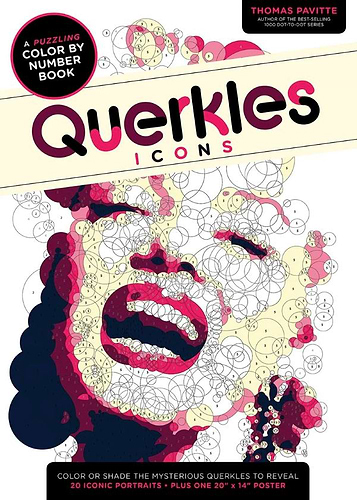חוברת צביעה במספרים ICONIC PORTRAITS QUERKLES