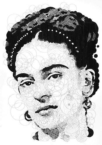 חוברת צביעה במספרים ICONIC PORTRAITS QUERKLES