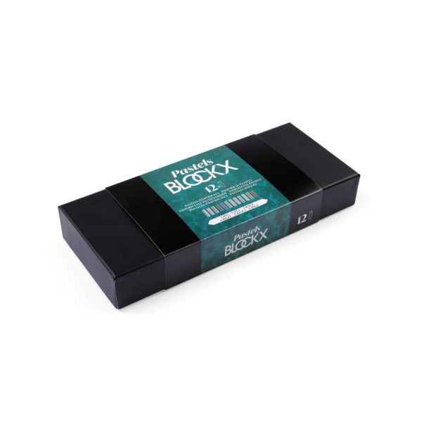 סט מארז פסטל אפורים 12 BLOCKX - GREY 