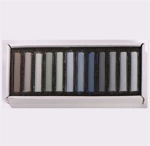 סט מארז פסטל אפורים 12 BLOCKX - GREY 