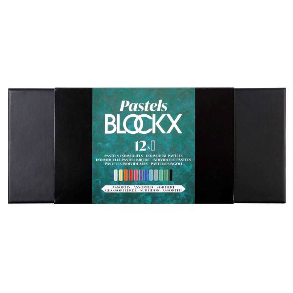 סט מארז פסטל צבעוני 12 BLOCKX - ASSORTED COLORS 